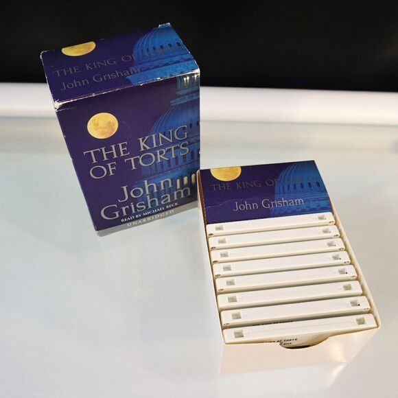 The King of Torts by John Grisham Audio Book On 8 Cassettes Commute Listening - Picture 1 of 7